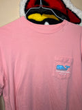 Vintage Vineyard Vines New Jersey Long Sleeve Salmon Pink T-Shirt